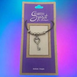Siskiyou Pendant Necklace Key To My Heart Earth Spirit Adjustable Cord